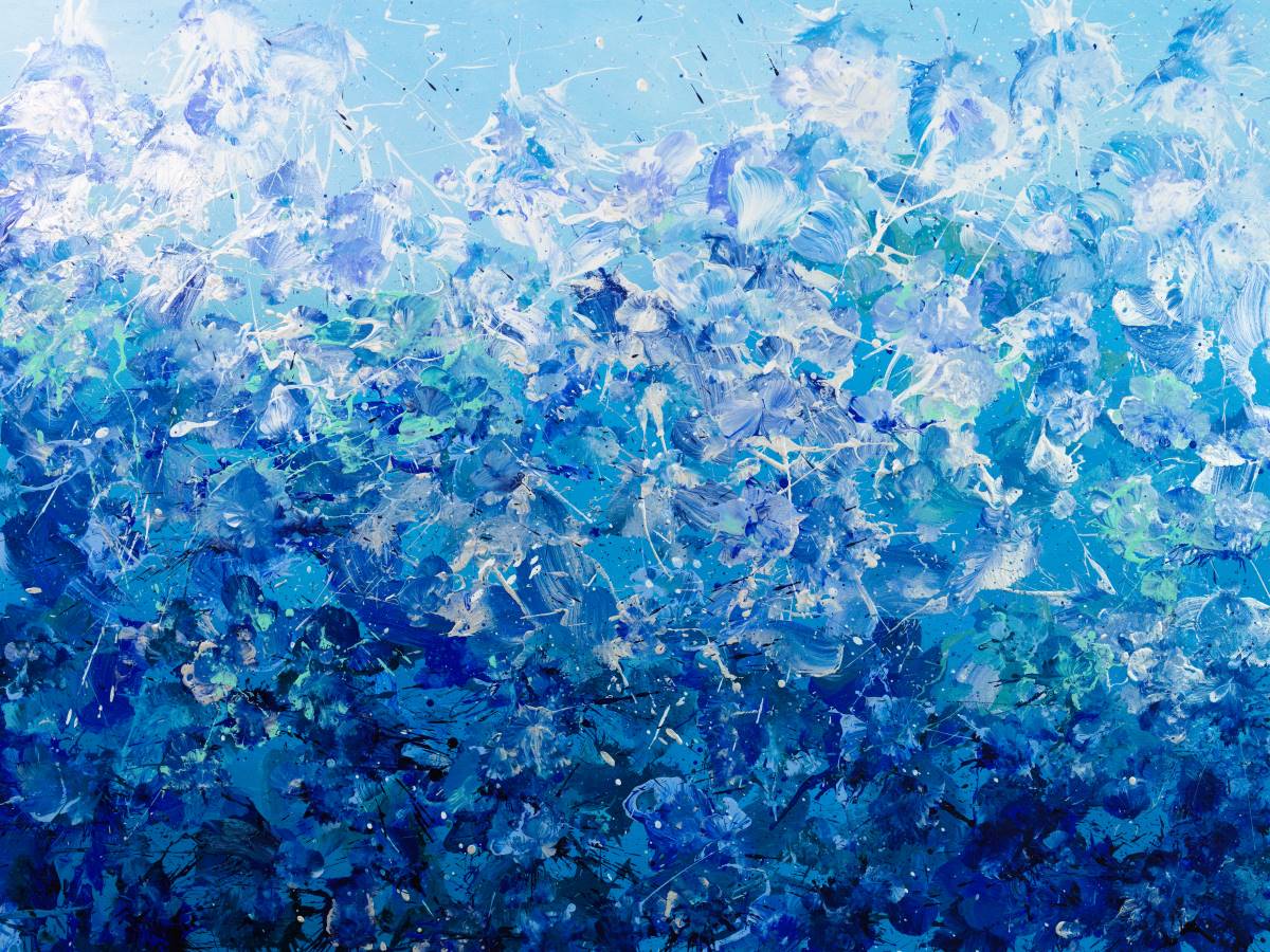 Infinite Ocean painting by Gabrielle Mar, 2024